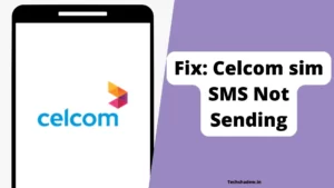 Celcom sim SMS Not Sending