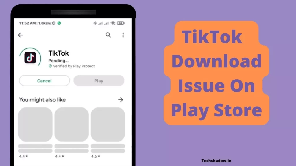 TikTok Download Error On Play Store Cant Install TikTok